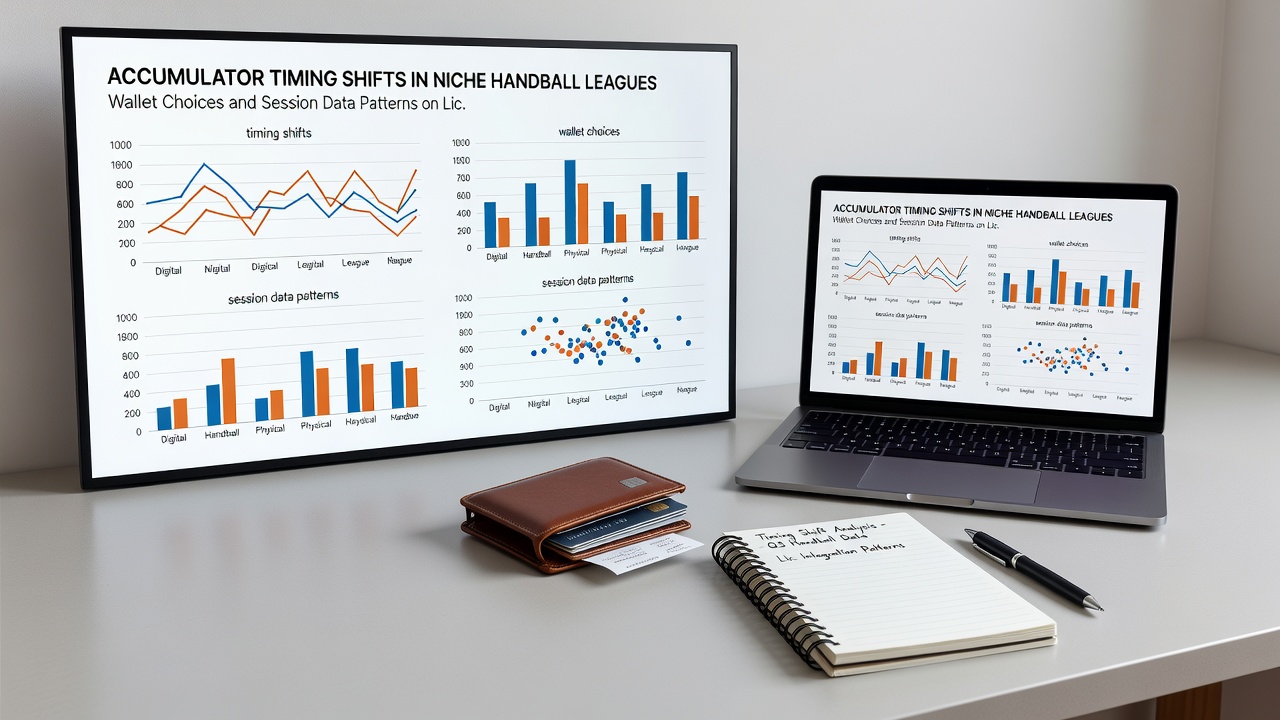 Grafiek van sessie data patronen en wallet keuzes in niche handbal leagues