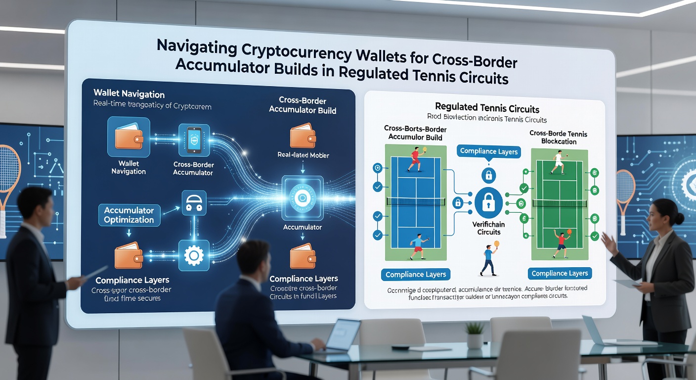 Grensoverschrijdende transacties met crypto wallets in tennis circuits